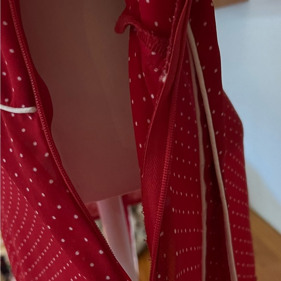 Bebe classy top Red and White Polka Dot Top - Picture 5 of 7